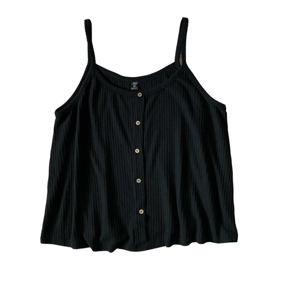 SHEIN Curve 3XL women's black pullover stretchy tank top rounded neckline summer - Picture 4 of 9